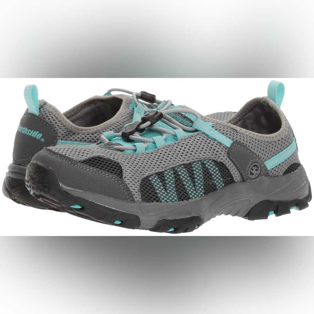 NWOT Northside Gray & Teal Quick-Dry Mesh Water Shoes